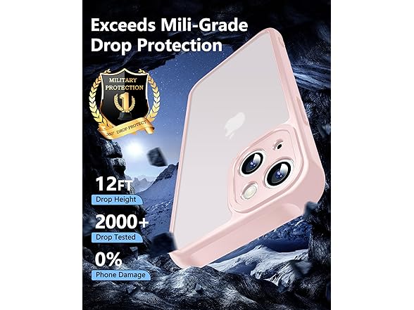 NINDOO for iPhone 15 Case Pink