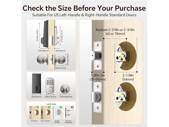 VCHOO Keyless Door Lock - Gallery 8