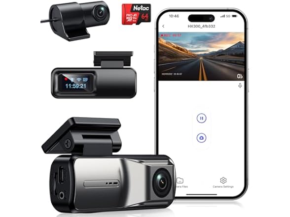(NEW) Tecival Dual Dash Cam