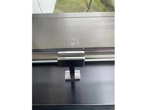 4X 304 SS Square Glass Spigots Black