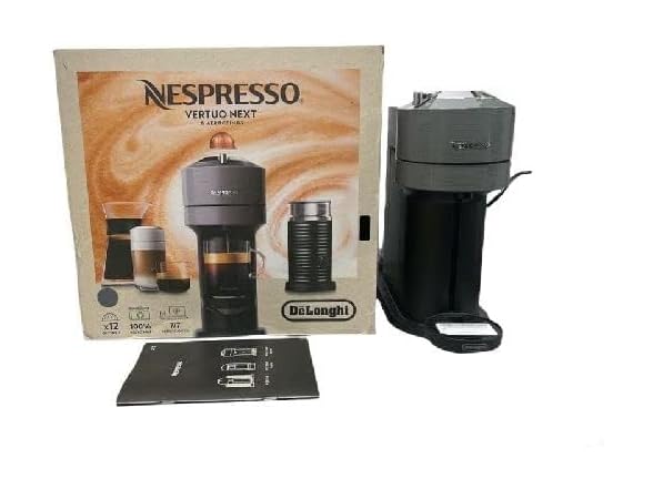 Nespresso De'Longhi Vertuo Next Deluxe w Aeroccino - Chrome