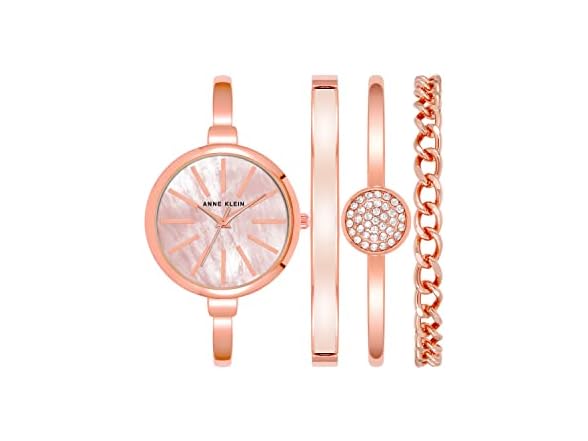 Anne Klein Womens Bangle Watch Set