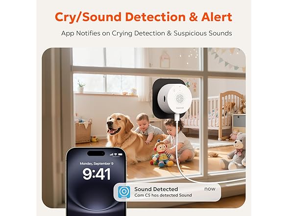 owltron 2K Window Camera | 5G & 2.4GHz | 3MP