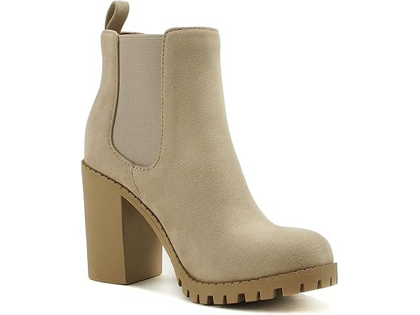 Soda Glove - Ankle Boot w/Lug Sole Elast