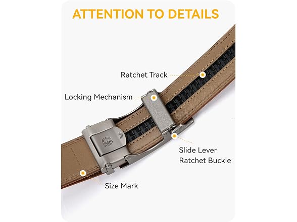 Chaoren Men (28" to 34" Waist Adjustable) Belt Bro