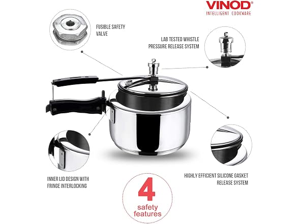Vinod Pressure Cooker Stainless Steel – Frien
