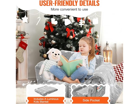 Fold-Out Kids Sofa