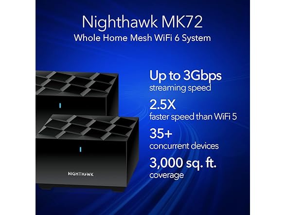 NETGEAR Nighthawk Whole Home Mesh Wi-Fi 6 System