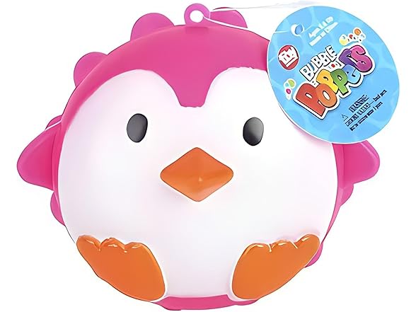 Rhode Island Novelty 4" 3D Figure Penguin Bubble Popper