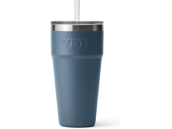 YETI Rambler 26oz Straw Cup, Nordic Blue