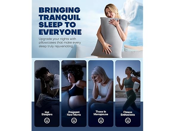 Rifens Ultra-Chill Cooling Pillowcase