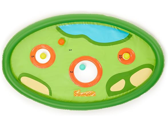SwimWays Hydro Golf Inflatable Putting Set Pool Toys 