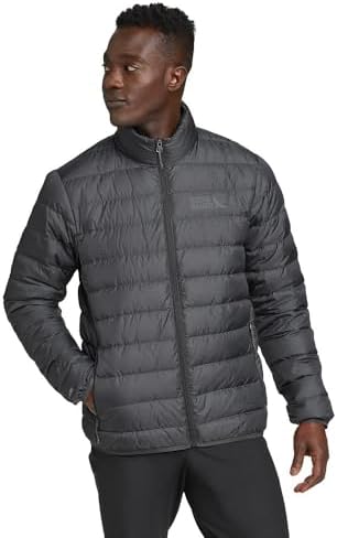 Eddie Bauer Men's CirrusLite Down Jacket, Dk Smoke Htr Recycled, X-Large