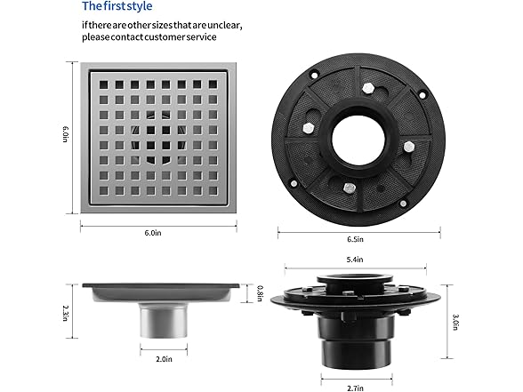 Bawojihui Shower Drain
