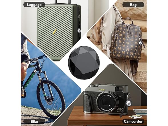 (Pack of 4) QCOQ Air Tracker Tags