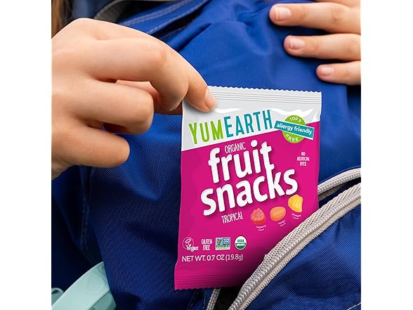 10PK YumEarth Organic Tropical Fruit Snacks