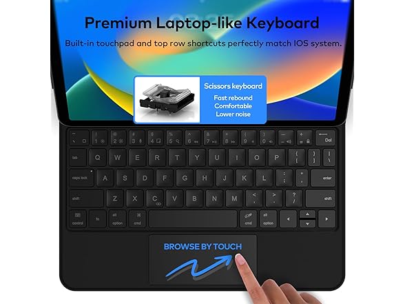 runelk Keyboard Case for iPad