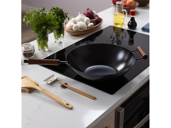 Joyce Chen 14-Inch Ceramic Nonstick Carbon Steel Wok