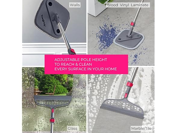 True & Tidy True Clean Spin Mop & Bucket