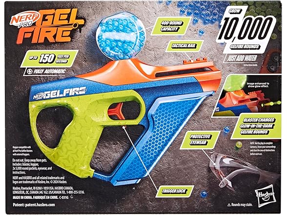Nerf Pro Gelfire Nightfall Uproar Full Auto Blaster