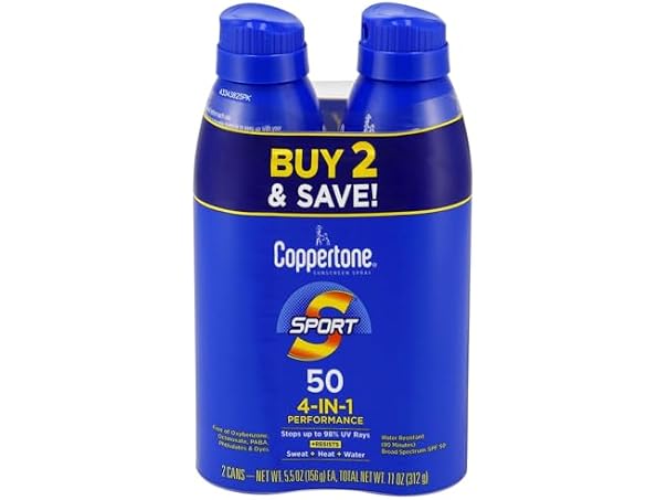 $13.99, Was $22.6805, 38% Off! Coppertone Sport SPF 50 Sunscreen 2pk dealfomo