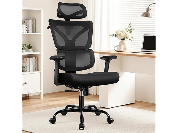 Ergonomic Office Chair High Back Desk Chair with Lumbar Supp (Open Box)