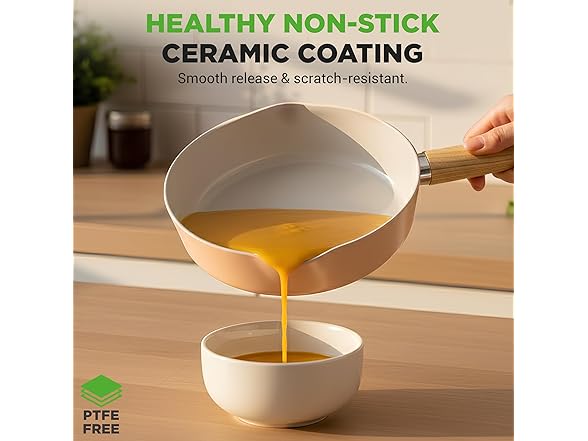 NutriChef 14-Piece Non-Stick Ceramic Cookware Set 