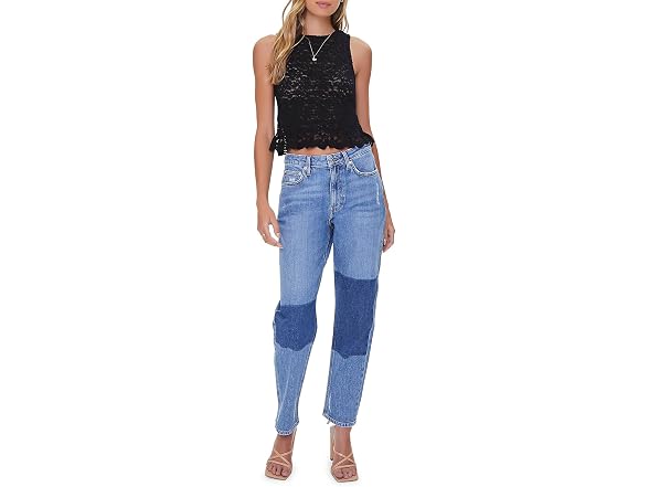 Forever 21 (M) Lace Scalloped Top