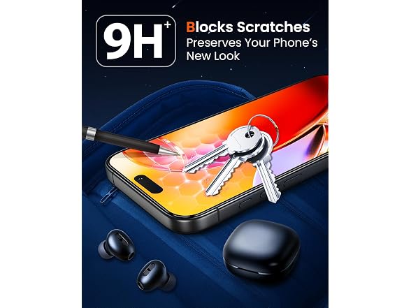 Mkeke for iPhone 16 Pro Max Screen Protector 3 Pack