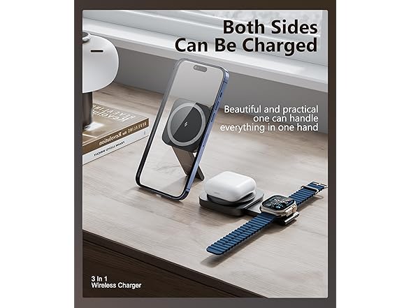 NiiTTER 3-in-1 Magnetic Charger Stand