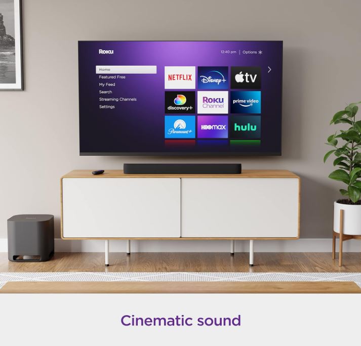 (BUNDLE) ONN Smart Soundbar AND Subwoofer with Roku Included - Gallery 18