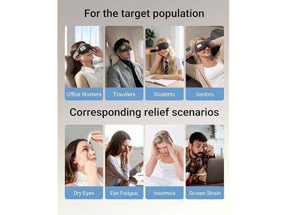Bear Heated Eye Massager Sleep Mask