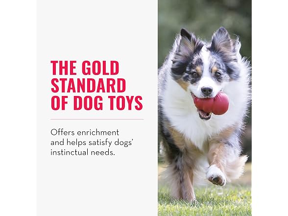 KONG Classic Stuffable Dog Toy, Natural Rubb
