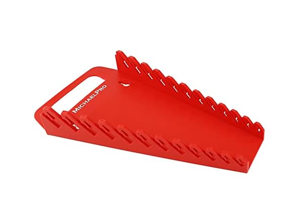 MichaelPro MP014032 12-pc Wrench Holder, Red