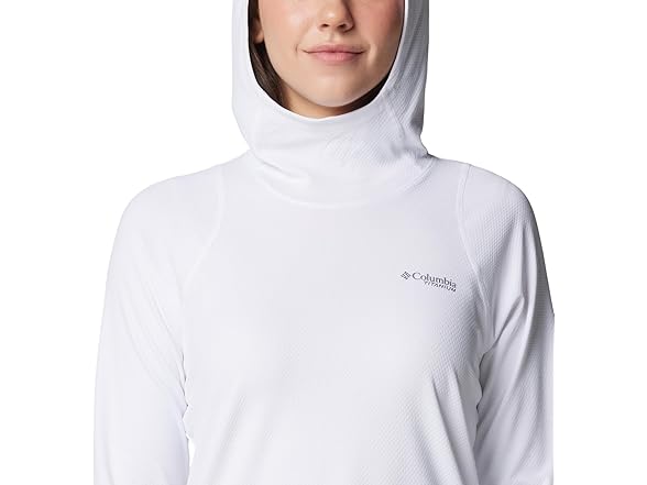 Columbia Wmns Hoodie White (L)