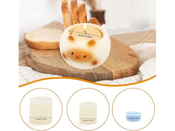 VelluraCove Cute Cat Candle Holder