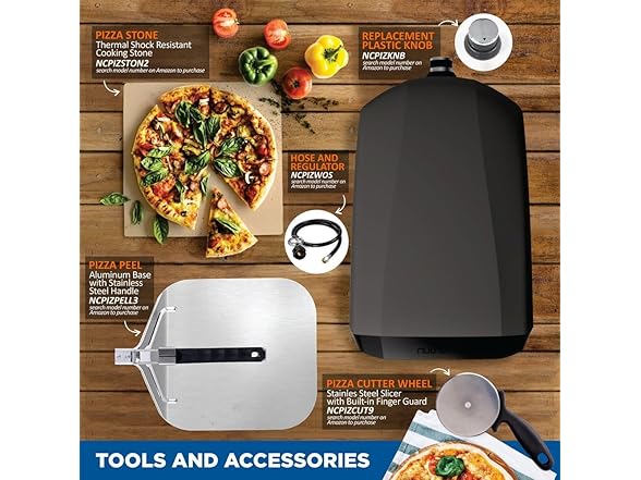 NutriChef Portable Outdoor Pizza Oven
