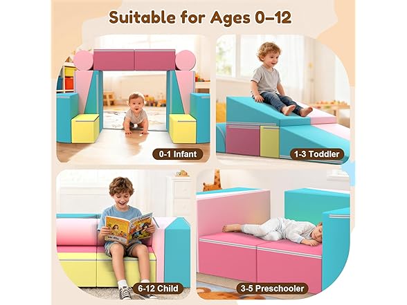BIERUM BIERUM Kids Couch, 12PCS