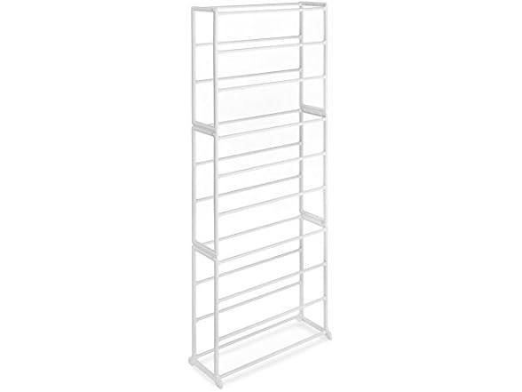Whitmor 10 Tier Shoe Tower - 30 Pair White