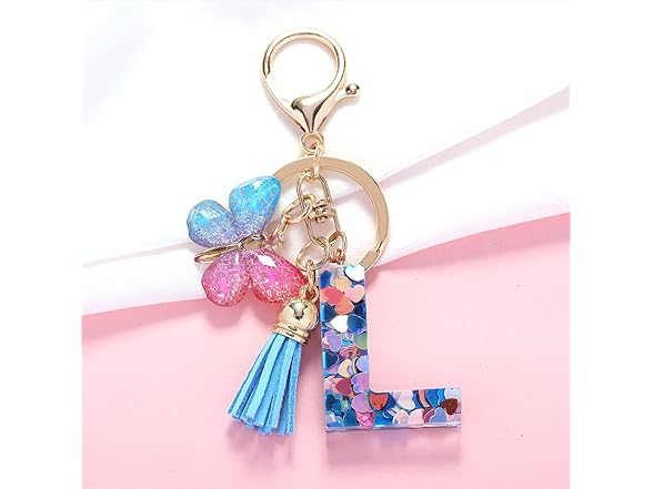 OKAICEN Fashion Initial Letter Keychain