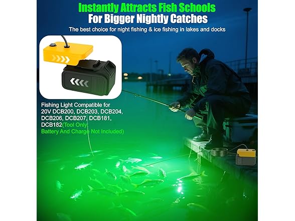 Uniqwamo Underwater Fishing Light