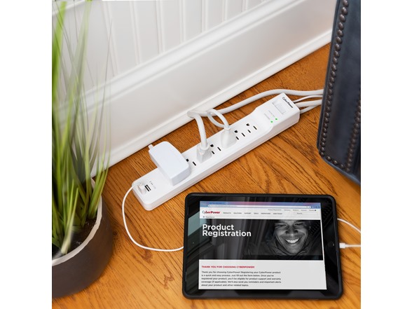 CyberPower P704URC1 7-Outlet Surge Protector