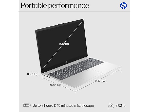 HP 15.6" HD Display Intel Core i3-N305 Laptop