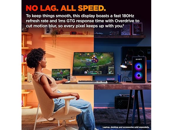 HP OMEN 27" FHD 180Hz Gaming Monitor