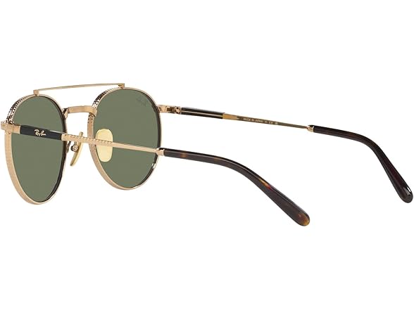 Ray-Ban Unisex RB8237 Round II Titanium Round Sunglasses