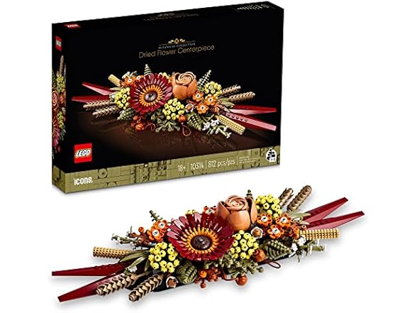 LEGO Icons Dried Flower Centerpiece Building Sets
