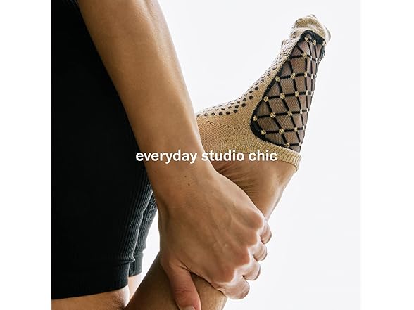 SHASHI Sparkle Mesh Socks for Women