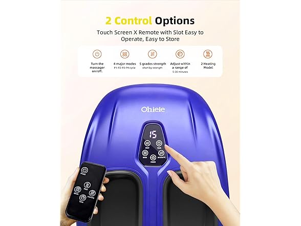 Ohiele Shiatsu Foot Massager with Heat