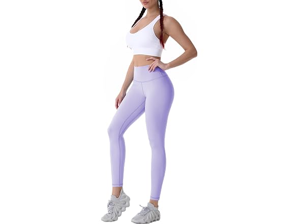 Sunzel Womens Leggings 28in S Lavender