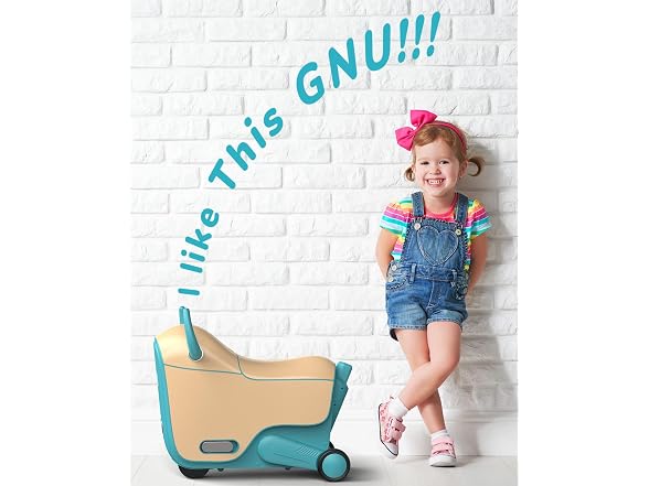 Gyroor GNU Kids Ride On Airplane Suitcase